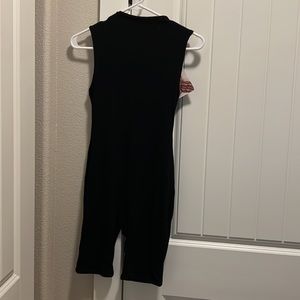 Naked Wardrobe Mock Neck Romper